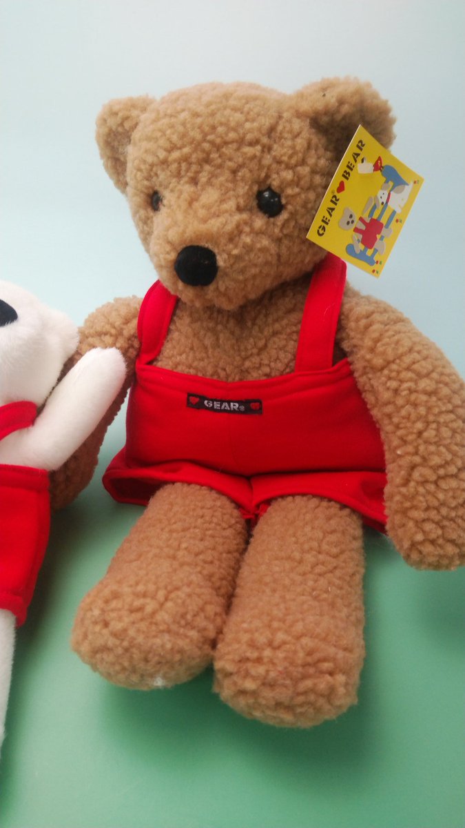 全てGUND社製品ギア・ベア🐻 ⬅3体ギア・ベアを日本の会社がオリジナル