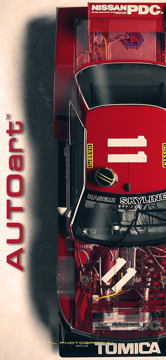 よろしければスマホの壁紙にどうぞ。1/18スケール「日産 スカイライン