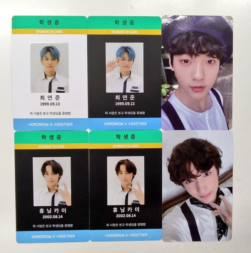 TXT #투모로우바이투게더 🦄『TXT 学生証風トレカ入荷