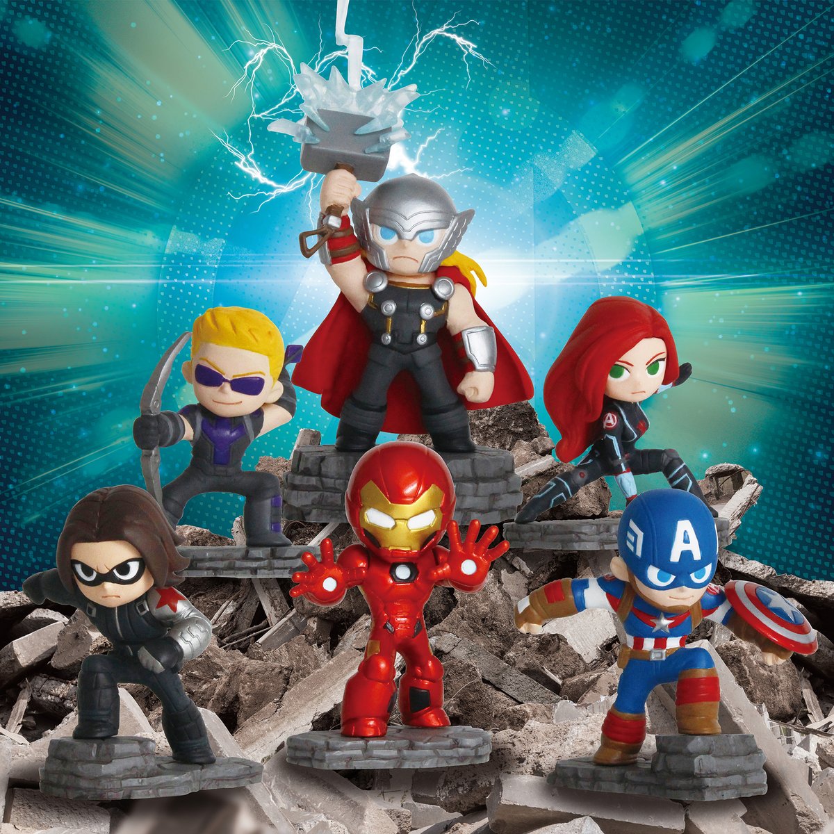 アベンジャーズ がカプセルトイでアッセンブル‼️ 人気
