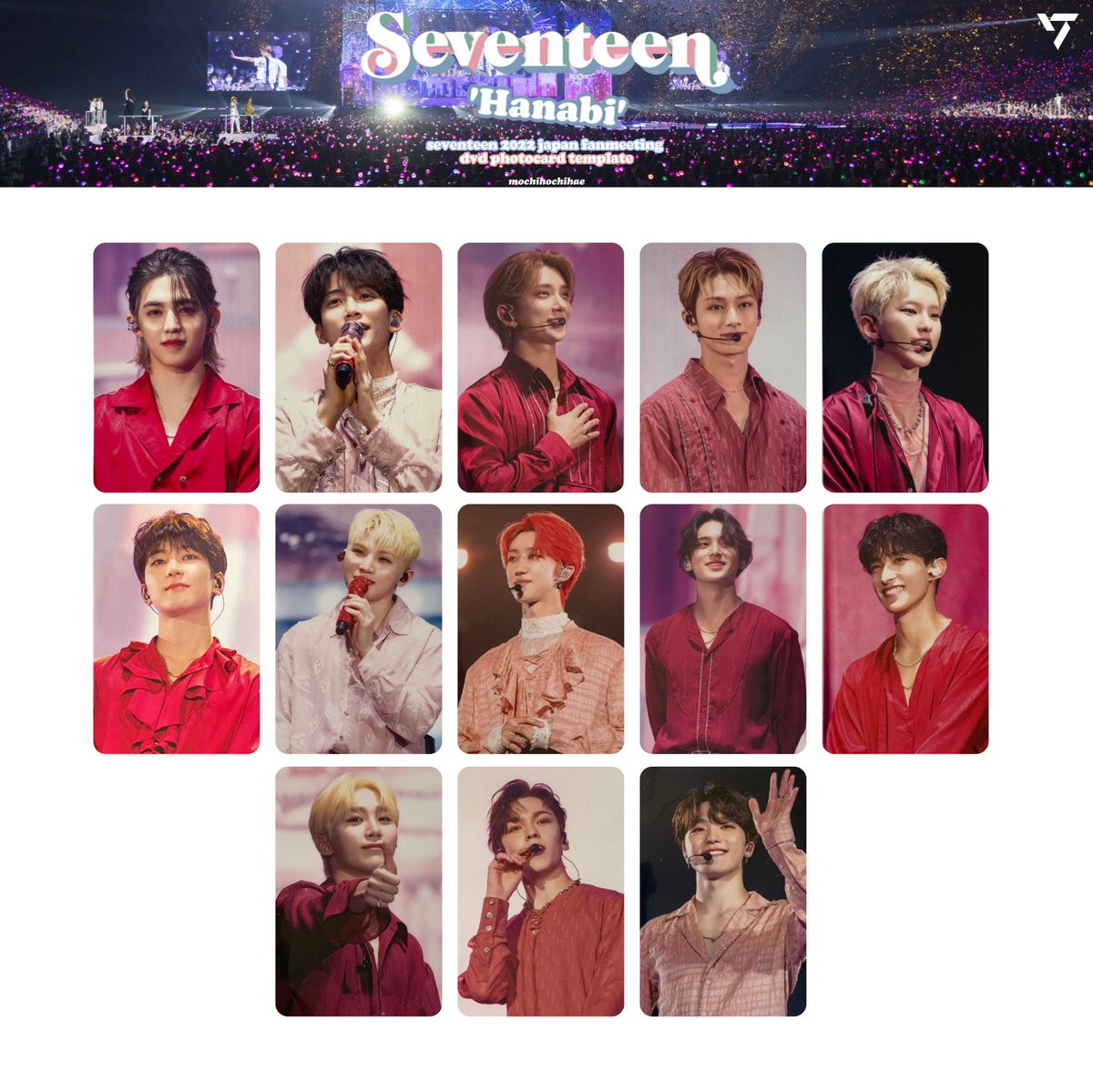 seventeen 2022 japan fanmeeting hanabi — dvd & blu-ray photocard
