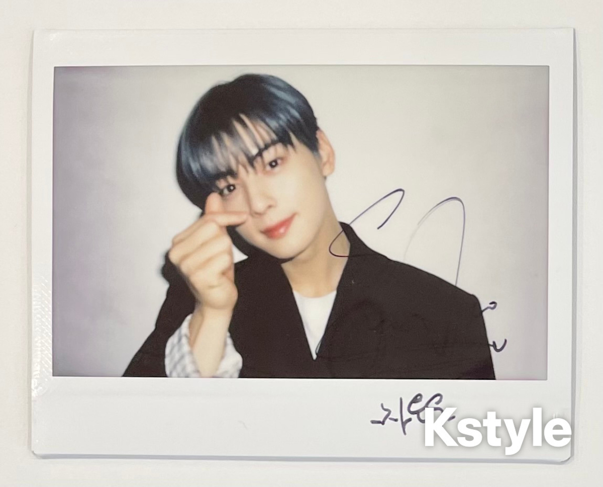 チャウヌ サイン入りチェキ 韓流ぴあ ASTRO チャウヌ 直筆サイン