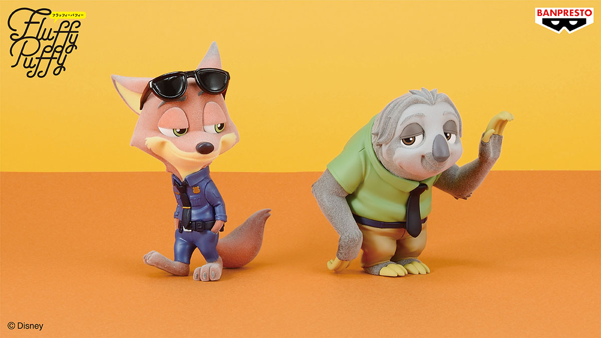 ニック」と「フラッシュ」がふわふわフィギュアに🎶／ 「Fluffy Puffy