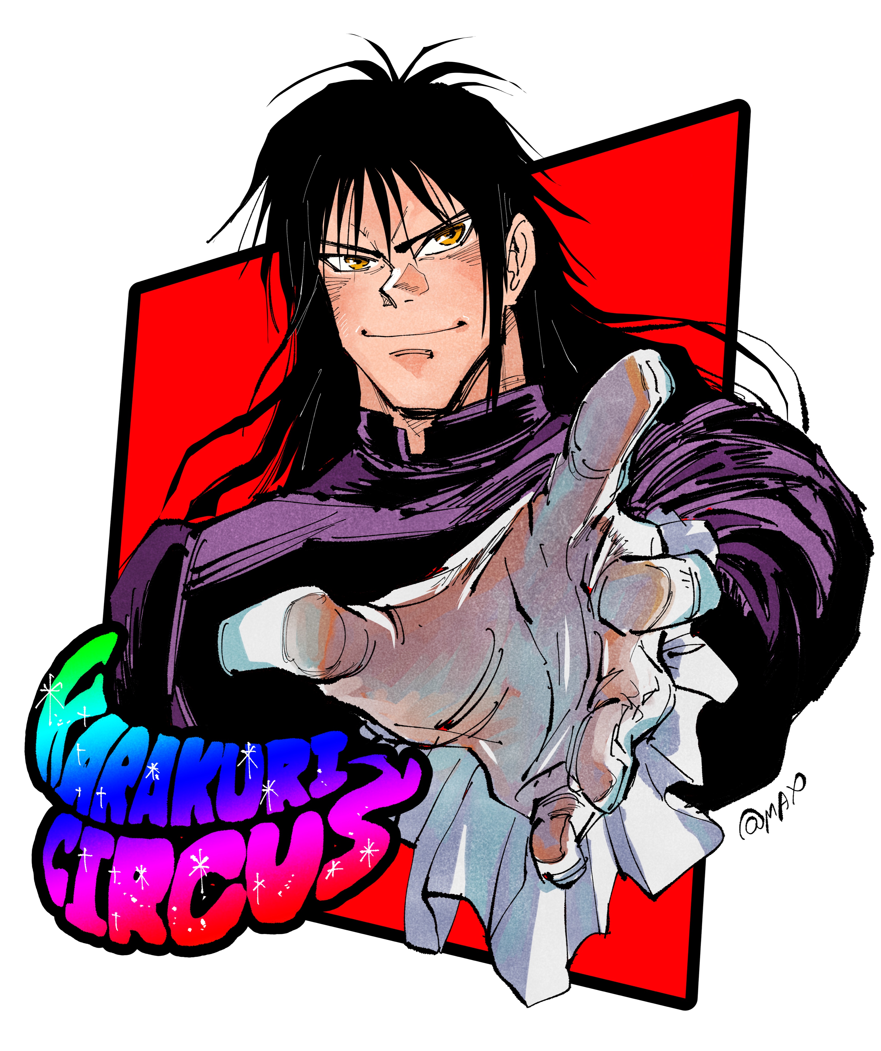 デモン鳴海 オリジナルジャンパー フルカラー パチスロ からくり