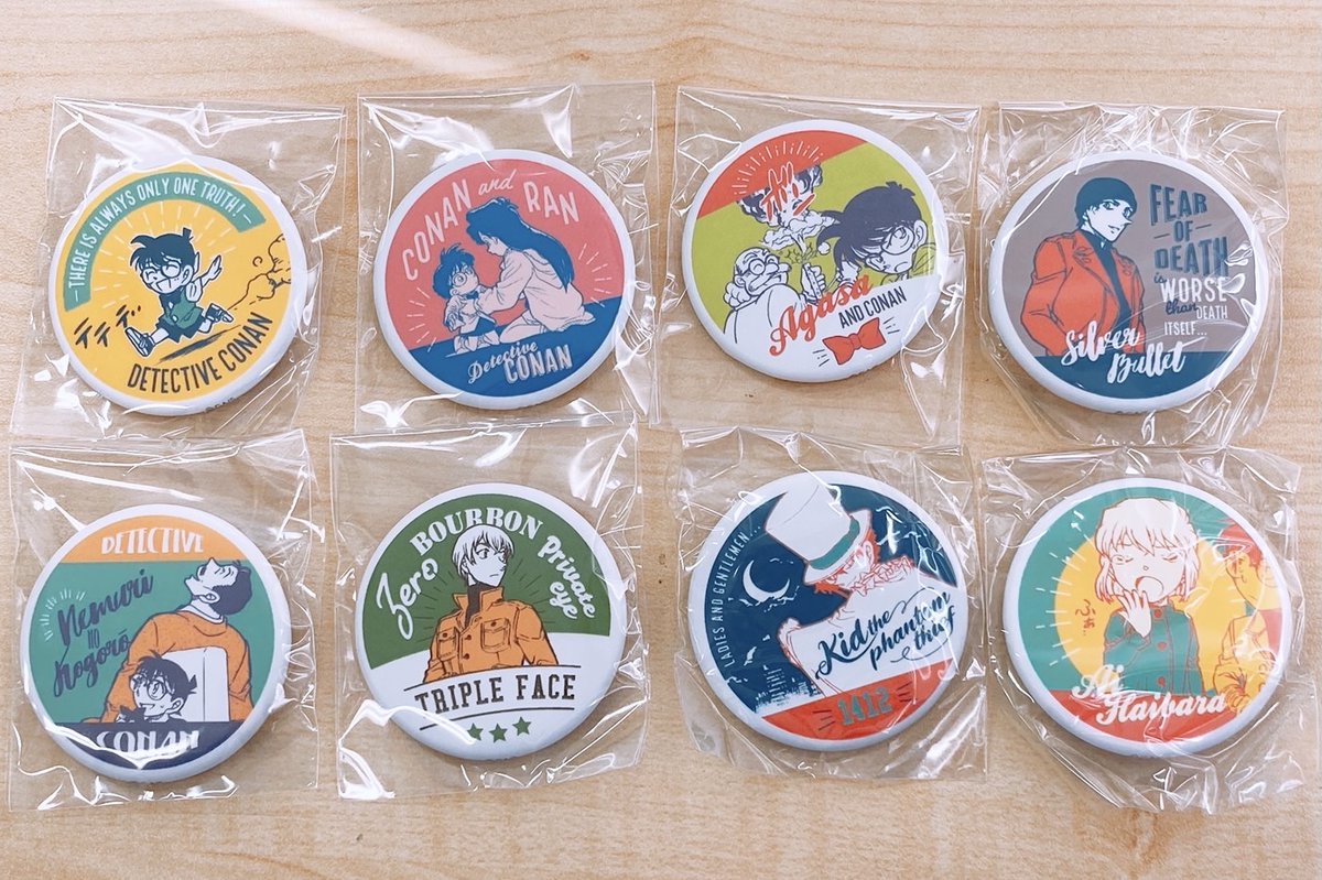 名探偵コナン 鳥取限定 青山剛昌ふるさと館 コナン探偵社 缶バッジ