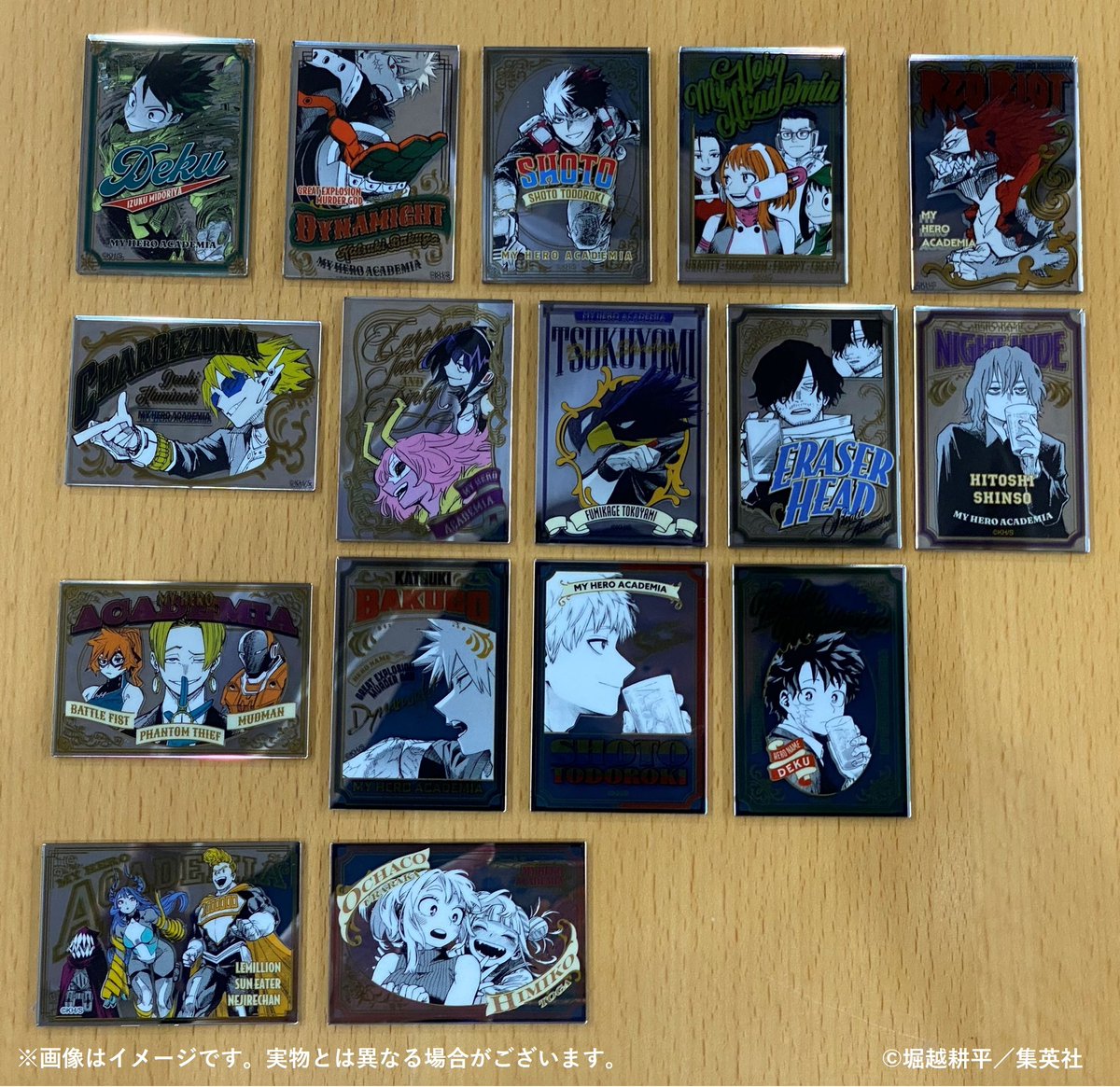 ヒロアカ原画展 大阪 新グッズ紹介】 □パブミラー風アクリル