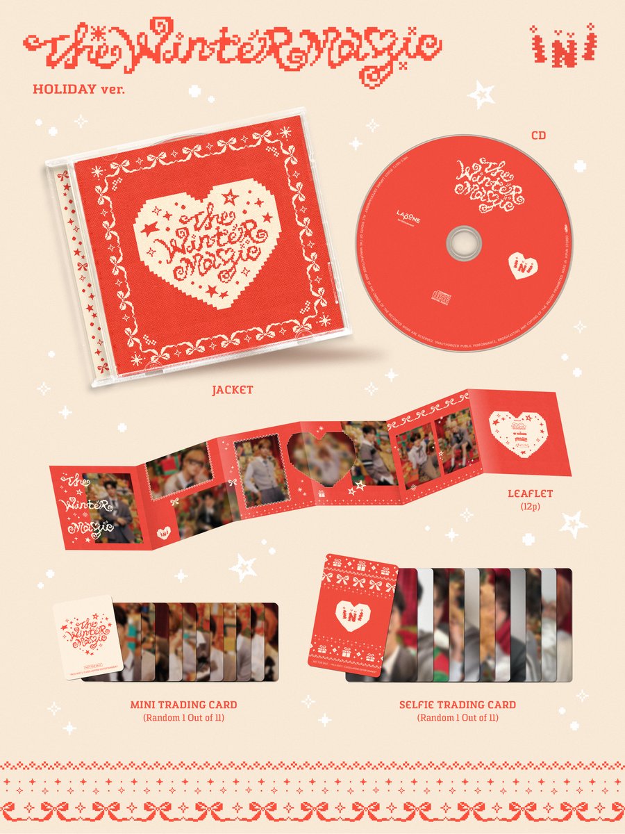 PACKSHOT ❄️:*・ﾟ INI WINTER SINGLE 