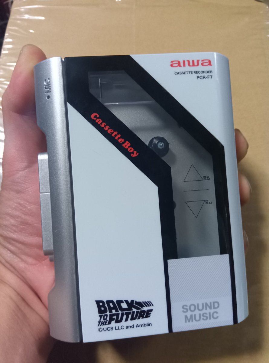 aiwa カセットプレイヤー PCR-F7 バックトゥザフューチャー BTTF AIWA