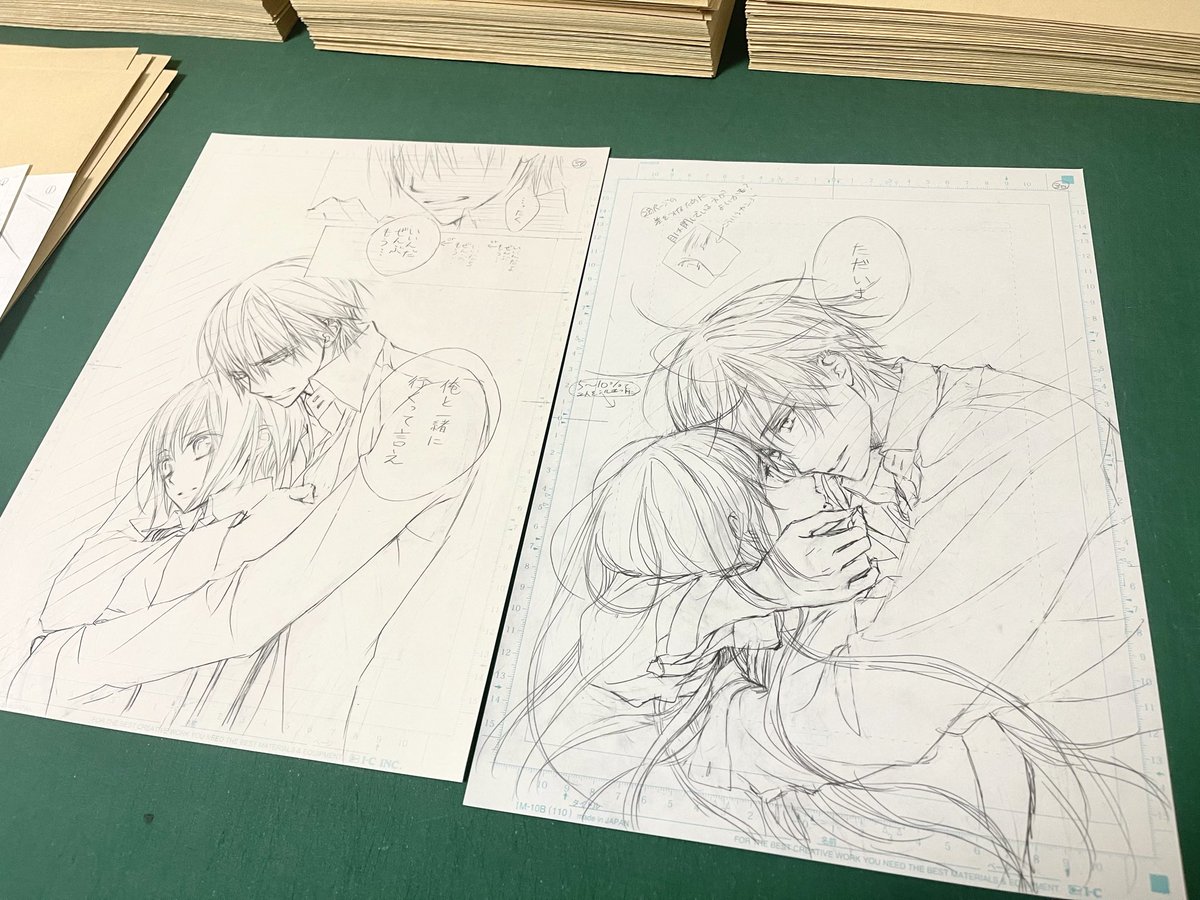 ヴァンパイア騎士 原画展 限定 直筆原稿下絵 ヴァンパイア騎士 原画展