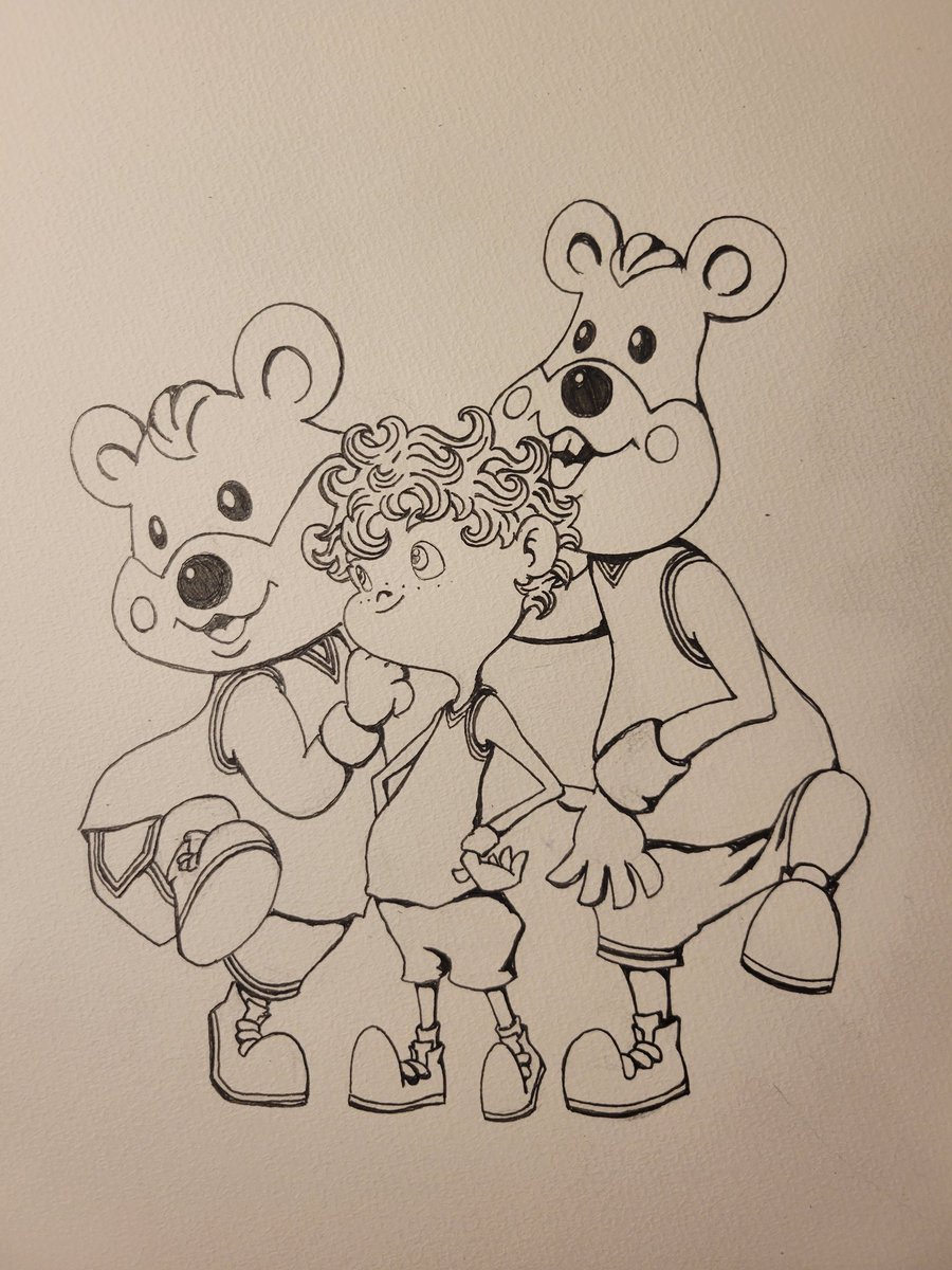 ひたすら絵を描いてる！！ 横浜エクセレンスのPick&Roll、かわいい！！！