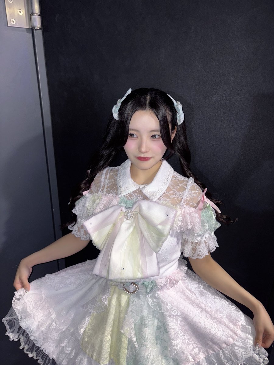 白衣装初めて着た！！！かわいい？🤍 #カワラボメイツ #山下ここ