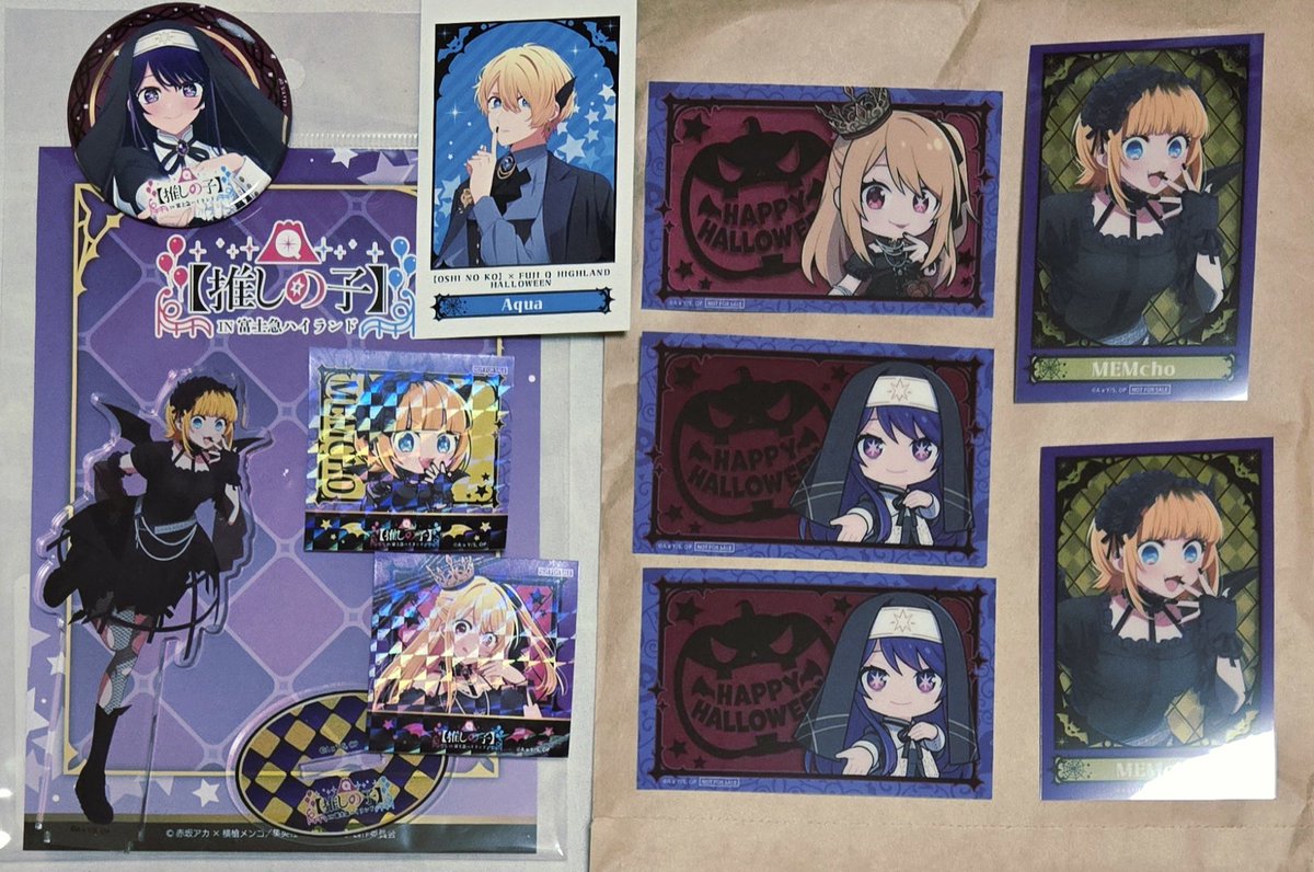 推しの子 有馬かな 缶バッジ 富士急ハイランド限定 ゴシック