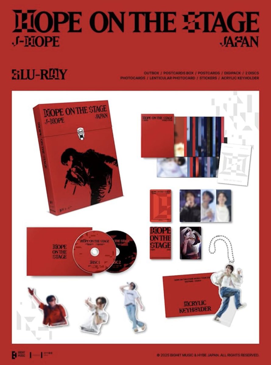 J-HOPE - HOPE IN THE STAGE in JAPAN Blu-ray & Digital Code 📆 Pre