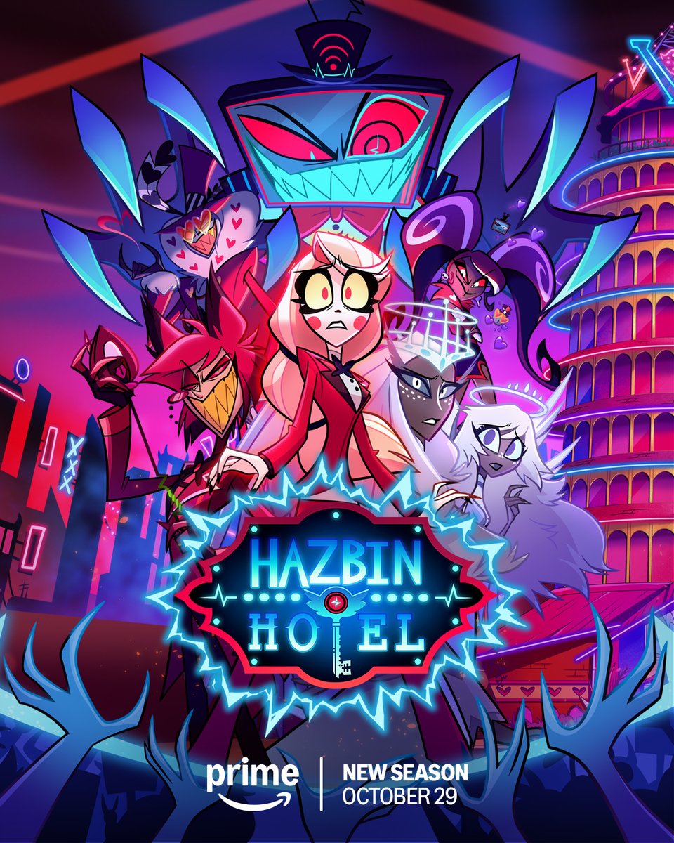 Honored to work on the Season 2 main visual for Hazbin Hotel, from