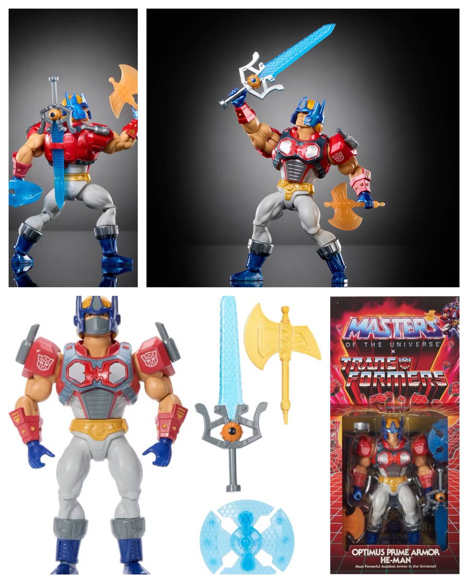 マテル製マスターズ・オブ・ザ・ユニバースxトランスフォーマーコラボ