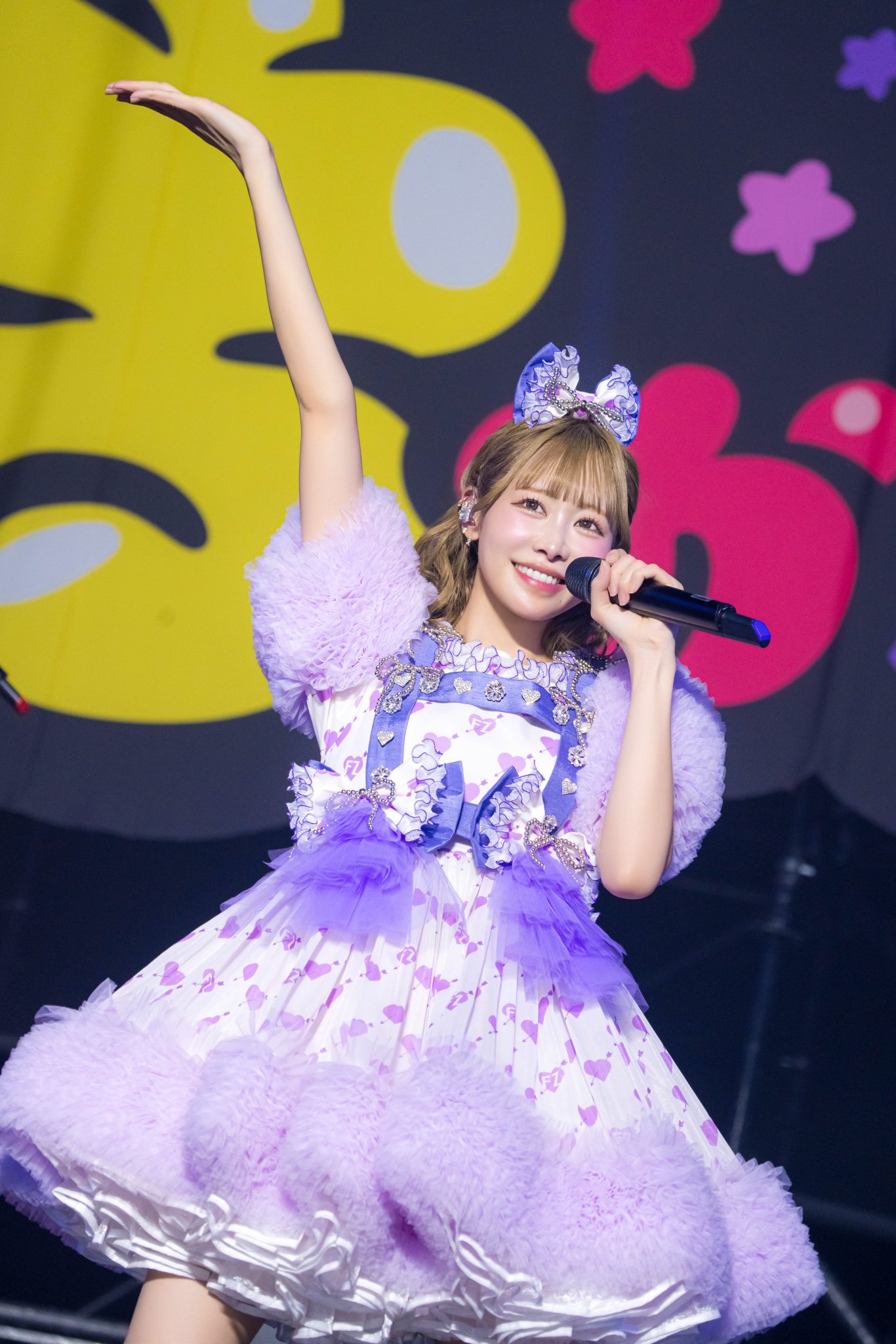 FRUITS ZIPPER LUNA ユニフォーム 薄紫 仲川瑠夏 FRUITS ZIPPER LUNA