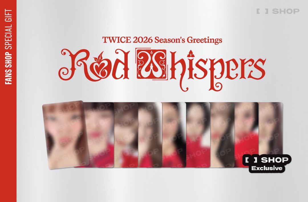 TWICE ❤️ 2026 Season's Greetings [RED WHISPERS] TWICEのシーグリ