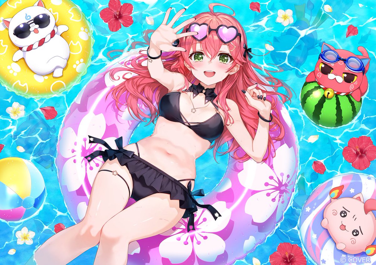 🌸#さくらみこ7周年🌸 活動7周年記念グッズイラストを描かせて頂きまし