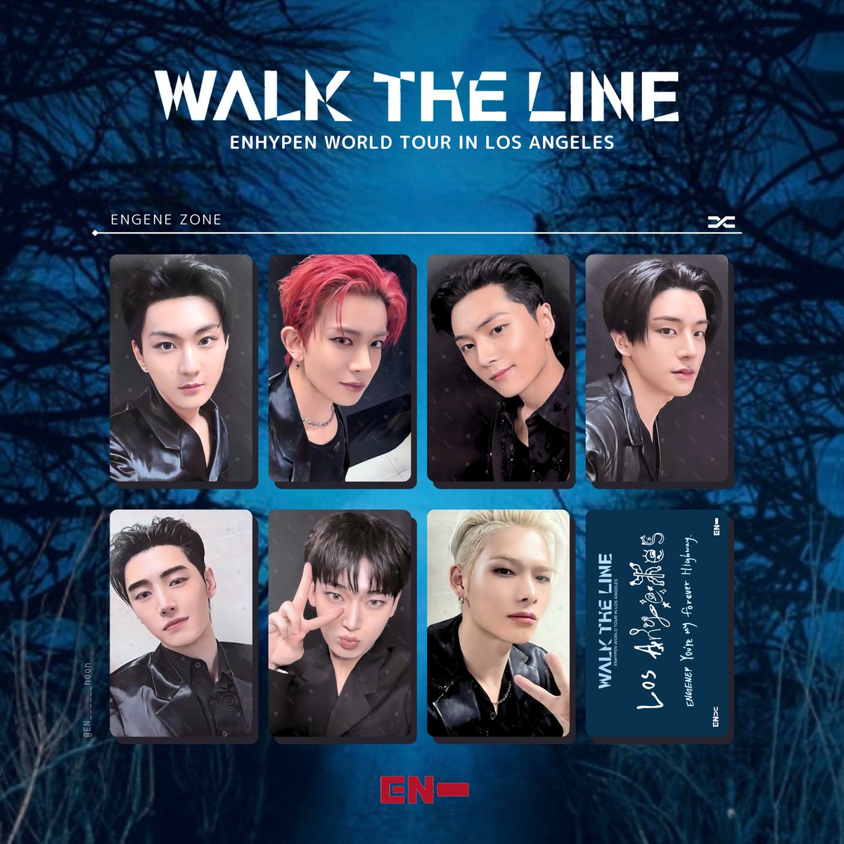 🍥⸝꙳ ⁡ ENHYPEN WORLD TOUR 'WALK THE LINE' IN LOS ANGELES ⁡ENGENE