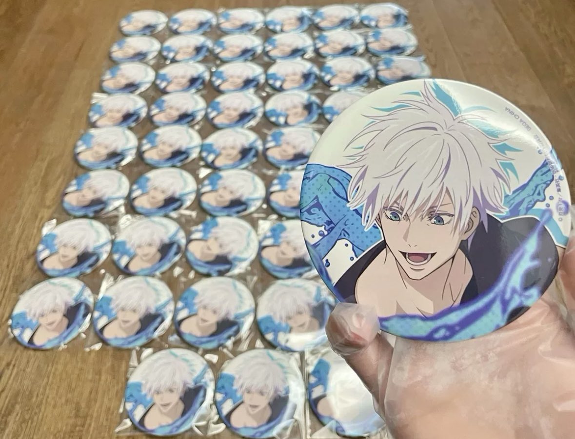 セガラッキーくじ SPLASH×BATTLE クオリティがかなり高い缶バッジの