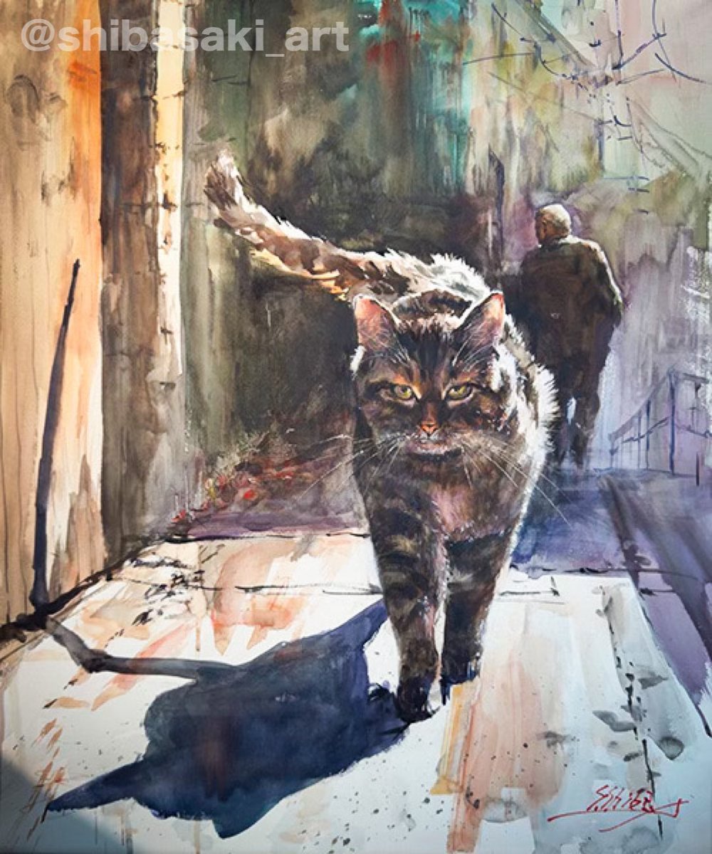 柴崎おじいちゃん先生の水彩画展本日4月23日(火)まで、京都蔦屋書店6F