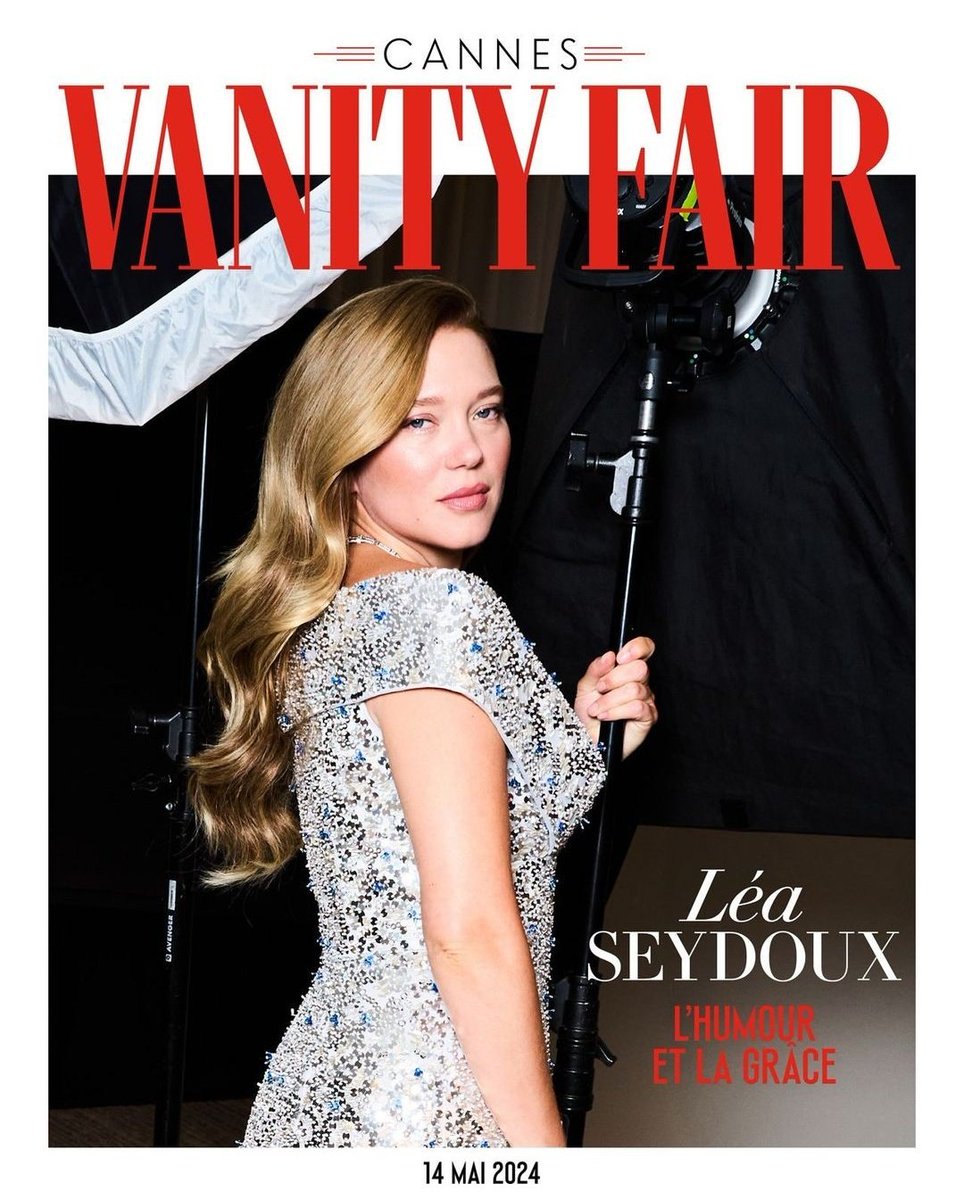 Léa Seydoux covers the Cannes issue of Vanity Fair France, 14th