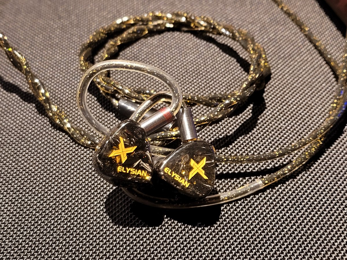 Elysian Acoustic Labs-Xのレビューです ドライバー構成 ​1DD + 4BA +