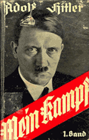 我的奋斗》（德语：Mein Kampf）是阿道夫·希特勒所著的一本自传兼政治