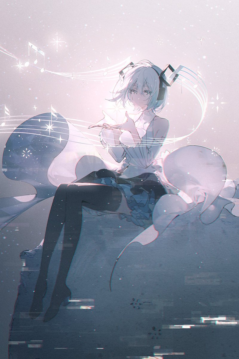 初音ミク 「Little Missing Starsアートブックの表紙色校が来ました!」|
