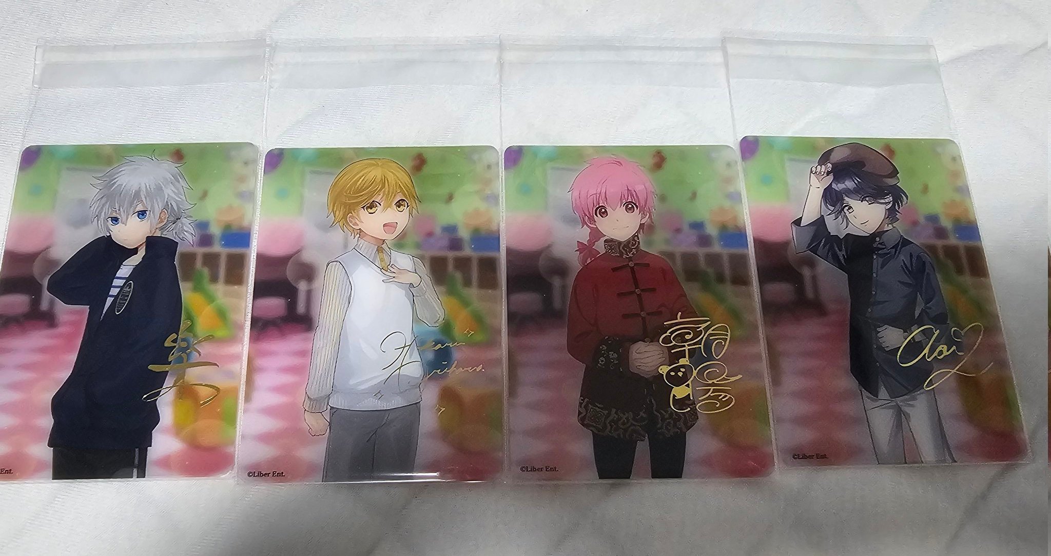 箔押しサイン入り】 心 2周年 アイ☆チュウ クリアトレカ 箔 華房心