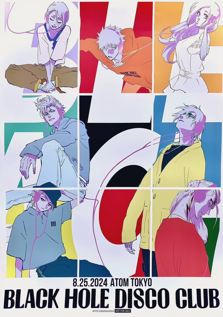 HOLE DISCO BLACK CLUB BLEACH フレームマグネット