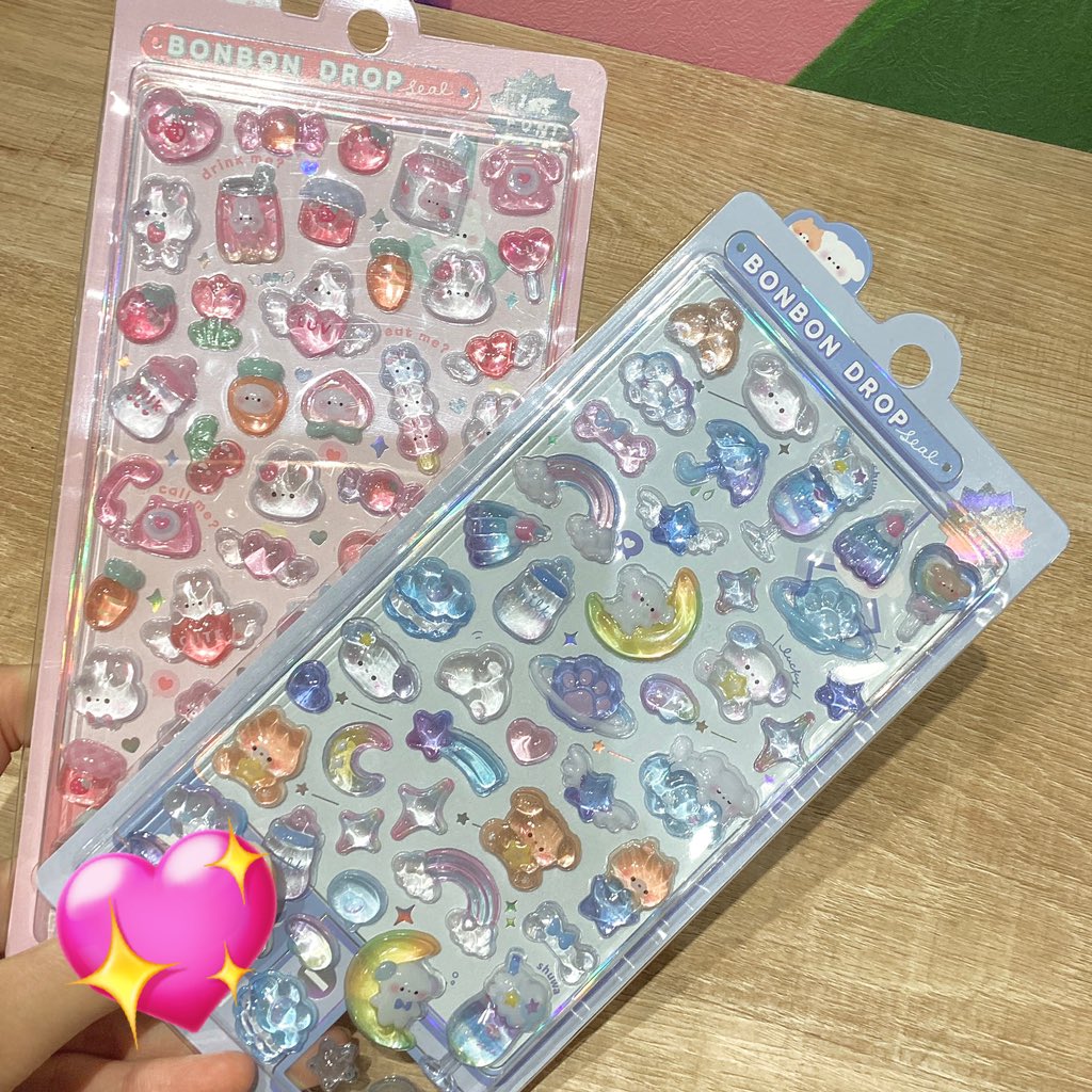 話題のボンボンドロップシールの新柄が出ましたー！(待ってました