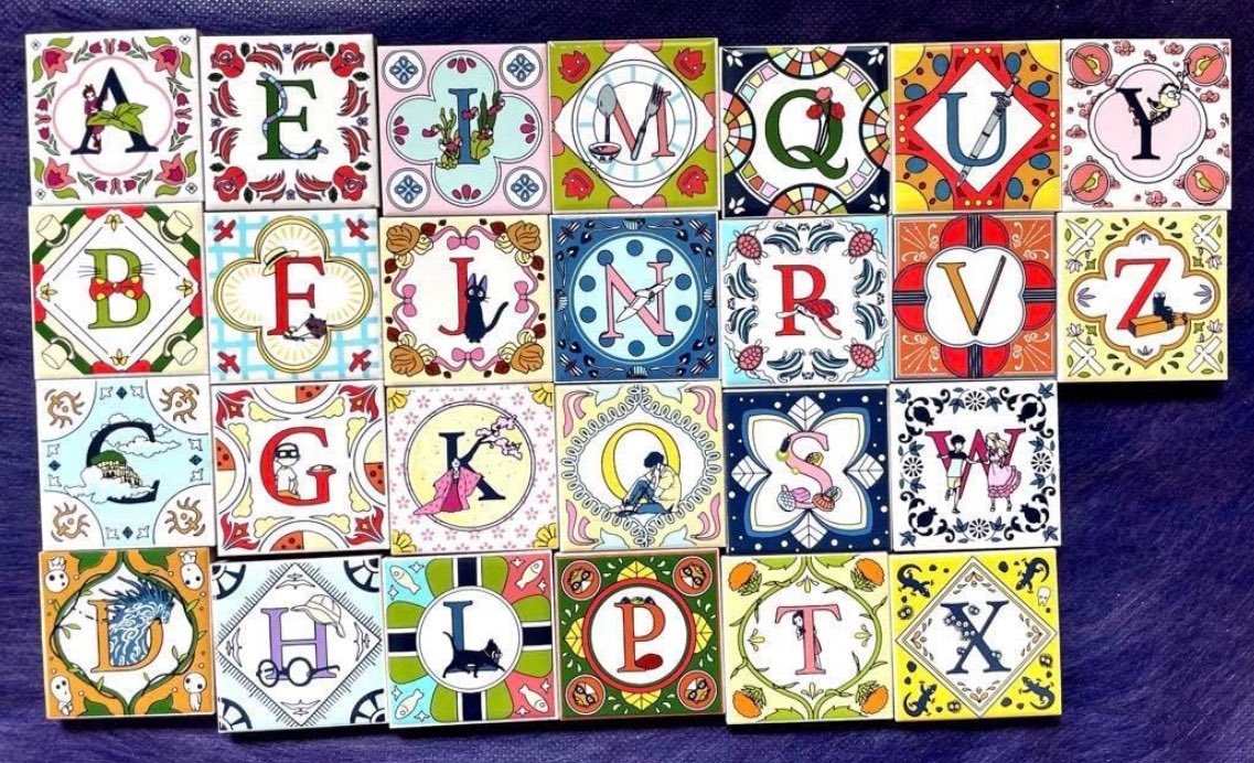 ジブリパークで売られているアルファベットタイルが何のモチーフになっ