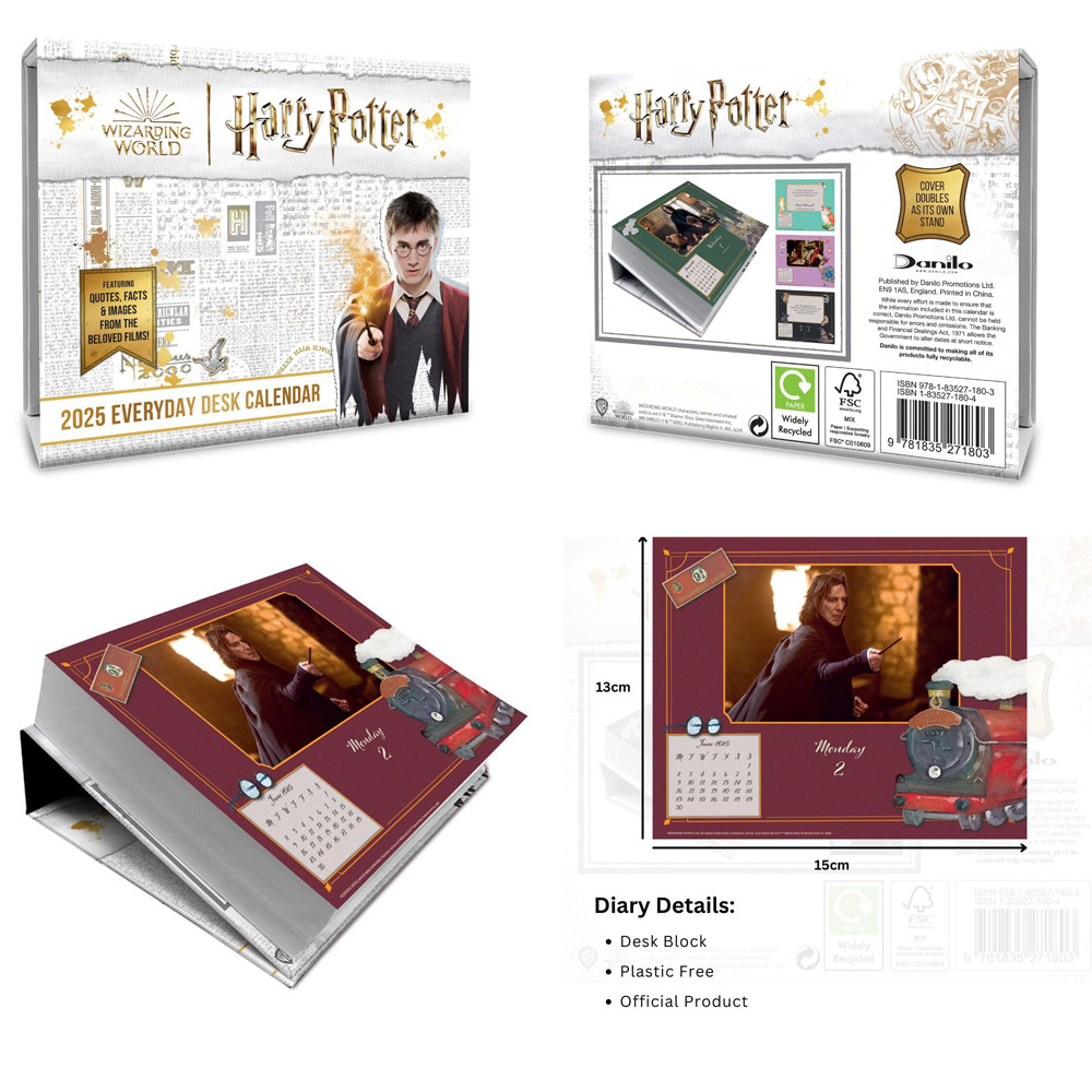 2025年用 #ハリーポッター #カレンダー 発売＆予約受付中✨ 日めくりや