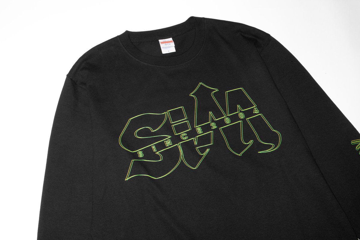 NEW MERCH②】 『20周年ネオン Tシャツ』 Color : BLUE×PINK / GREEN