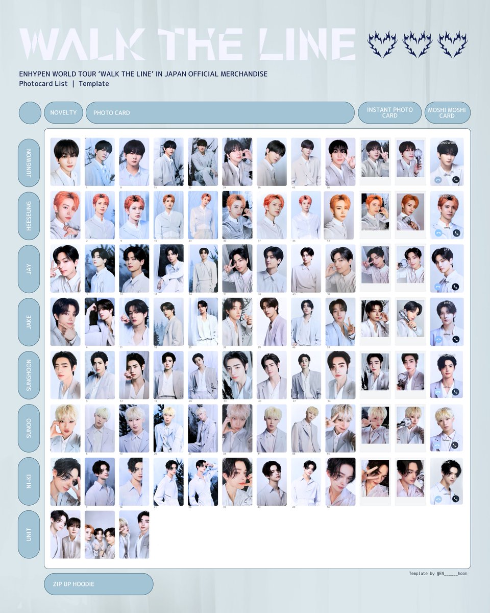 🍥⸝꙳ ⁡ ENHYPEN WORLD TOUR 'WALK THE LINE' IN JAPAN ⁡ OFFICIAL