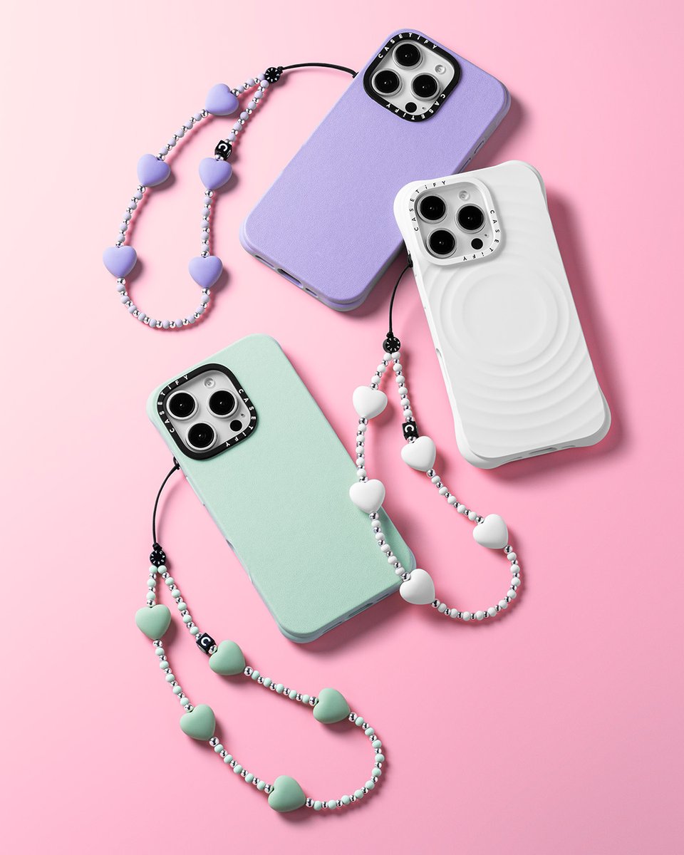 人気のハート スマホストラップに3つのトレンドカラーが新登場