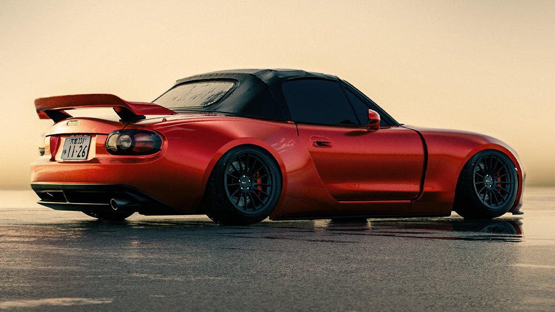 リアアー厶 スキッドレーシング製 NA.NBロードスター用