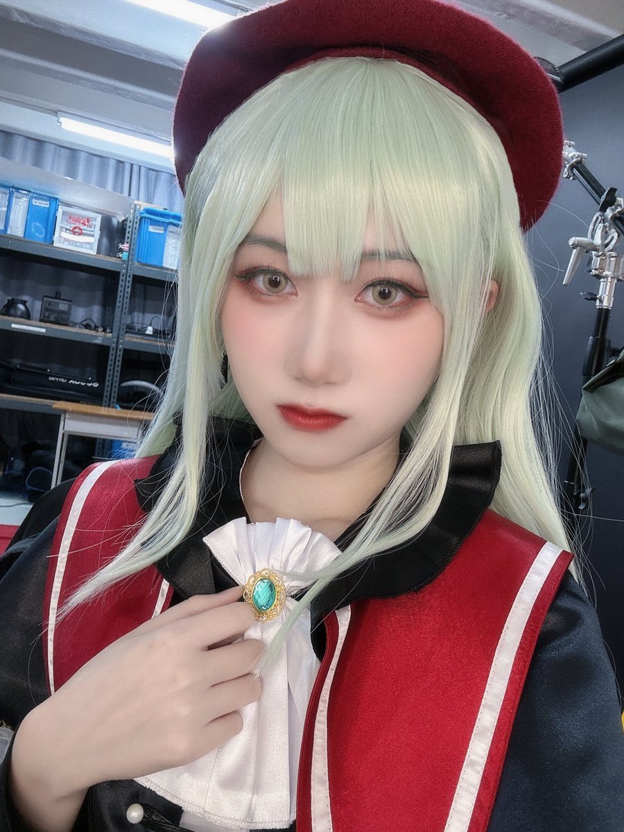 バンドリ コスプレ 今日睦ちゃんにコスプレしました🥒 #バンドリ