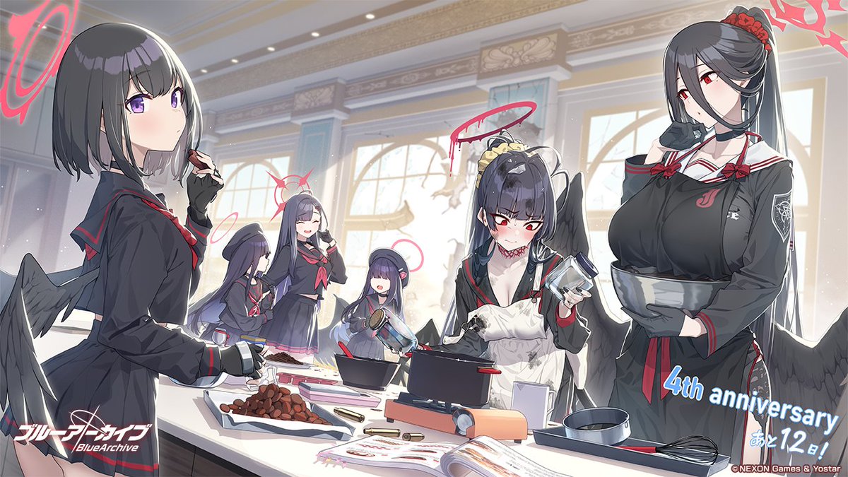 4周年お祝いイラスト②】 本日公開する4周年お祝いイラスト第2弾は