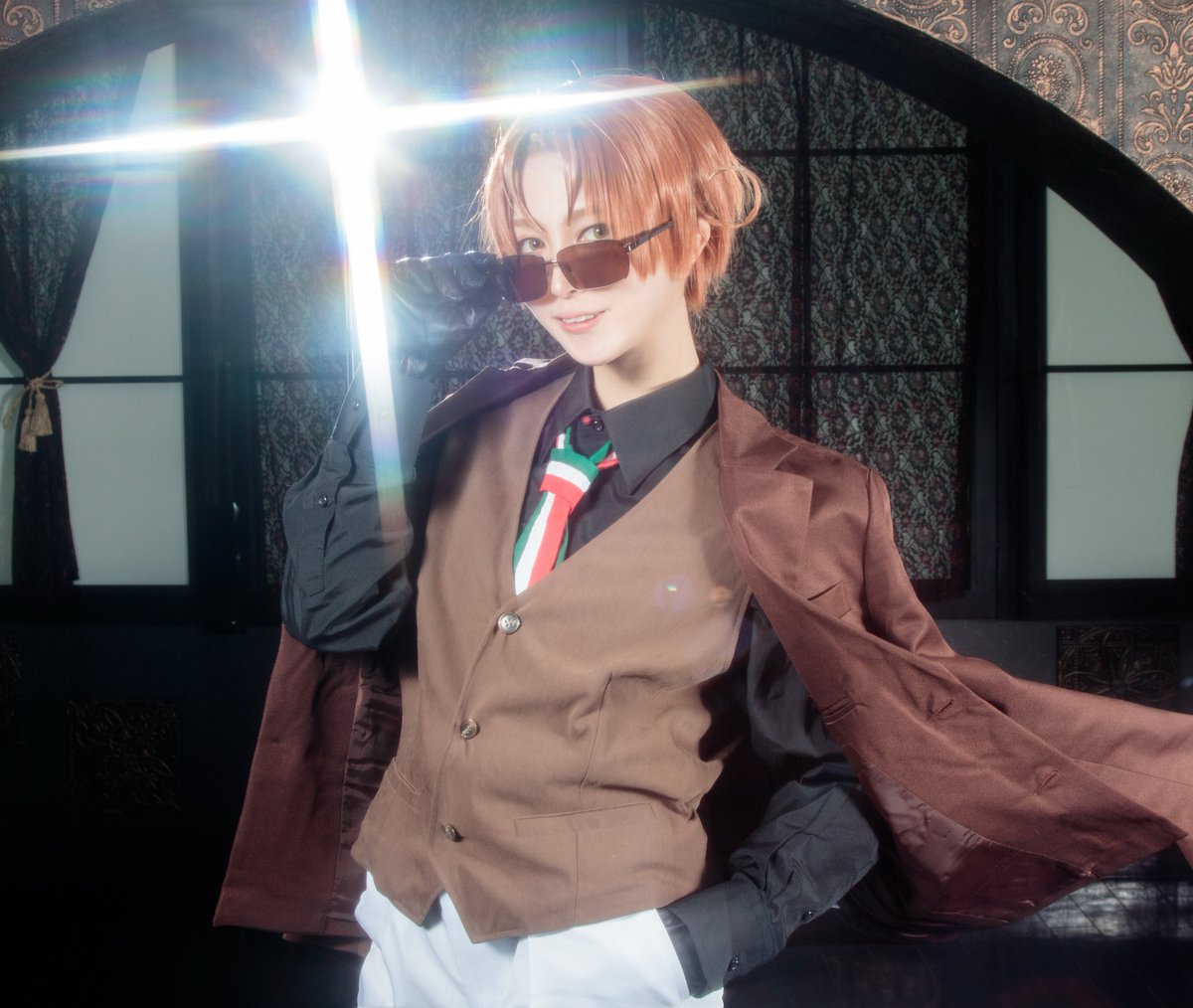 cosplay】 ヘタリア World Stars*Gangsta “ 39地区 capo del fratello