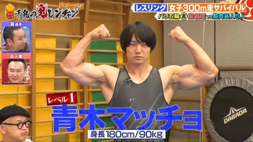 レベル1の青木マッチョさん #千鳥の鬼レンチャン