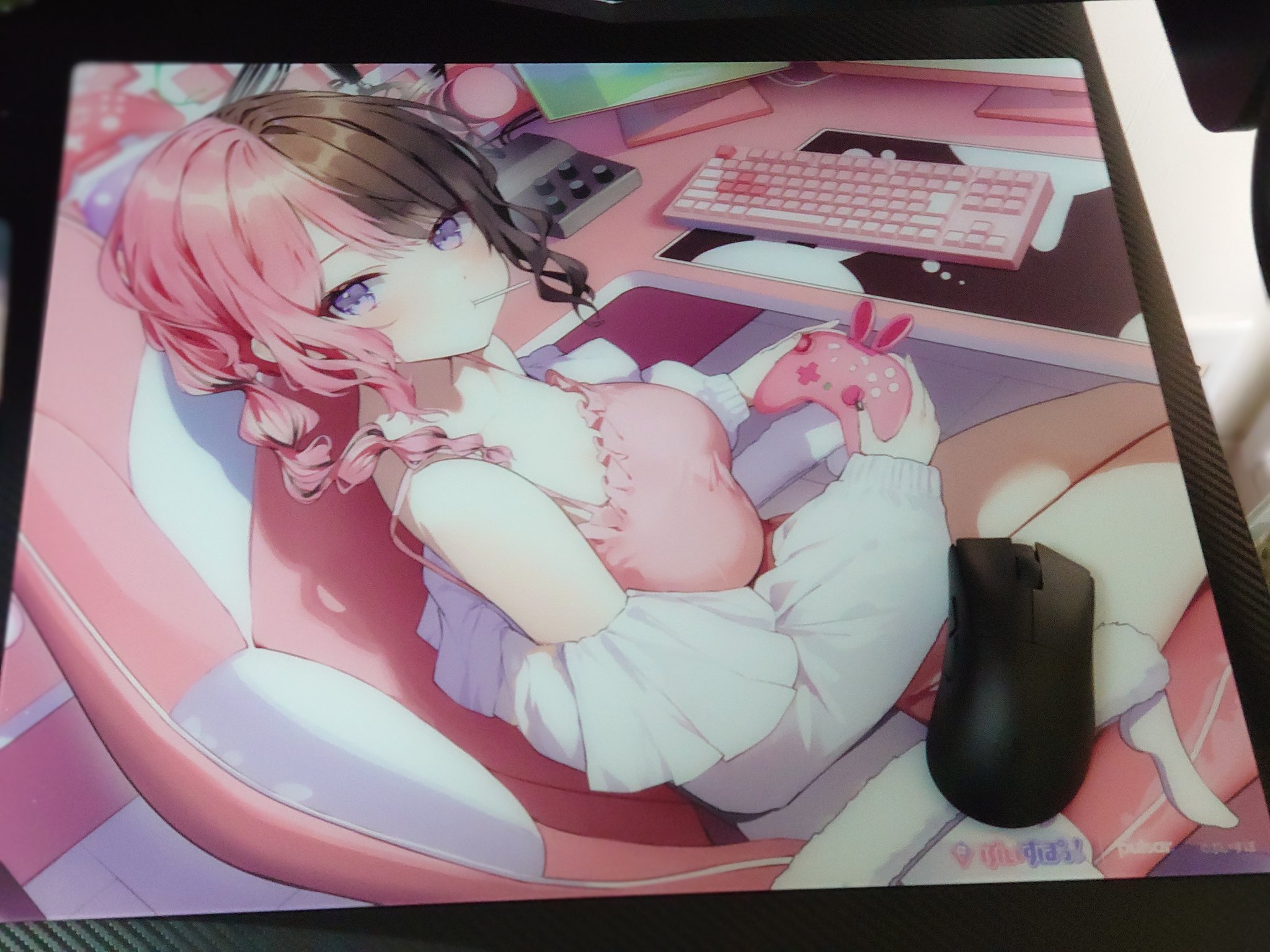 VSPO! GEAR ガラスマウスパッド 橘ひなのエディション VSPO! GEAR