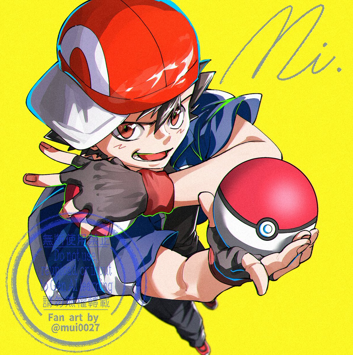 サトシ(アニポケ) 「XYZサトシ 」|むいのイラスト