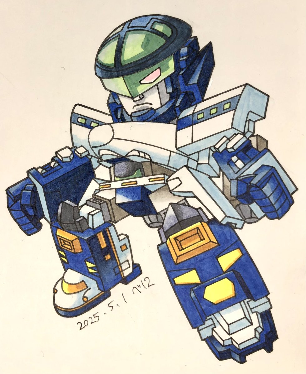 JRX #トランスフォーマー #カーロボット 三体合体公安官