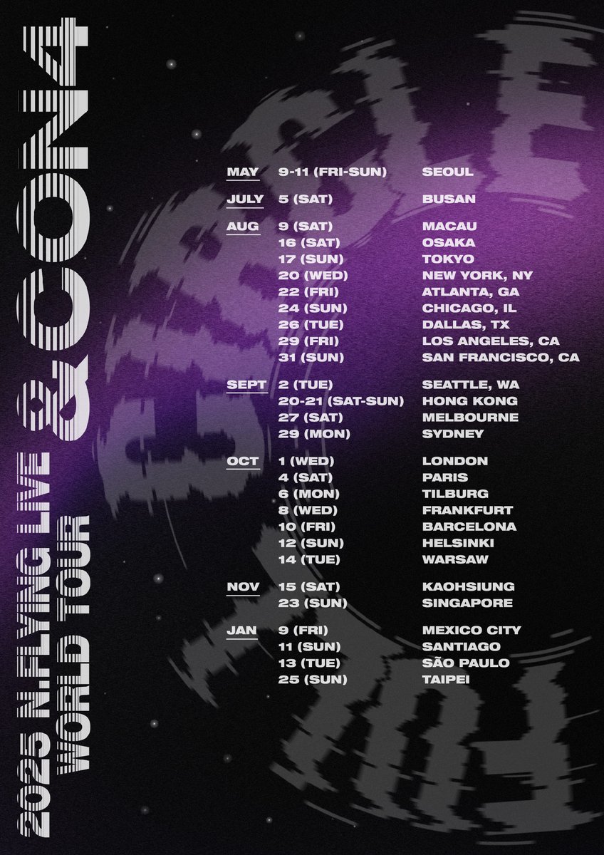 2025 N.Flying LIVE WORLD TOUR '&CON4 : FULL CIRCLE'／ 8月に大阪