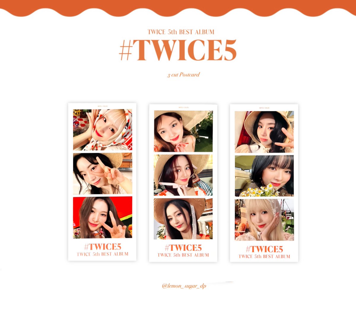 TWICE5 封入一覧 📍トレカ（56） 📍チェンジングジャケット（3） 📍3