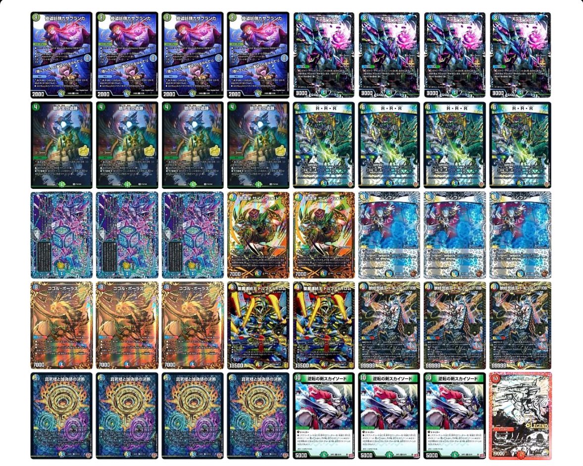 今回のGP使うなら使いたかったデッキ1 ｢蒼龍抜き5c蒼龍｣ シンプルに