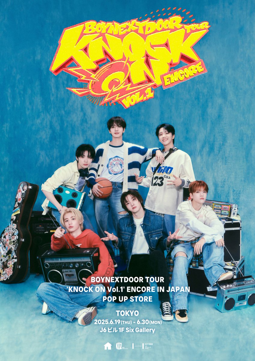BOYNEXTDOOR TOUR 'KNOCK ON Vol.1' ENCORE IN JAPAN POP UP STORE