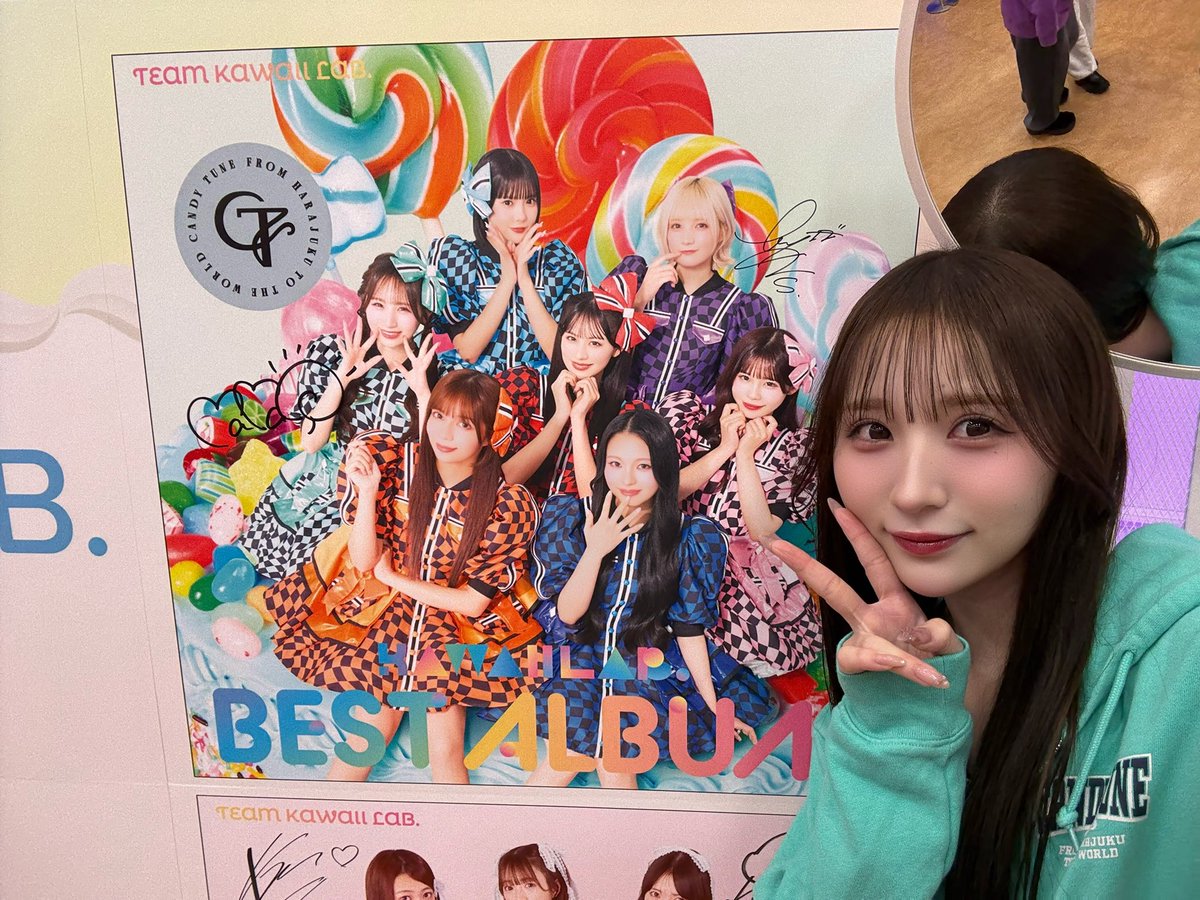 タワレコ遊びに行ったよ~🎂 いろんなところにサイン書かせていただいた